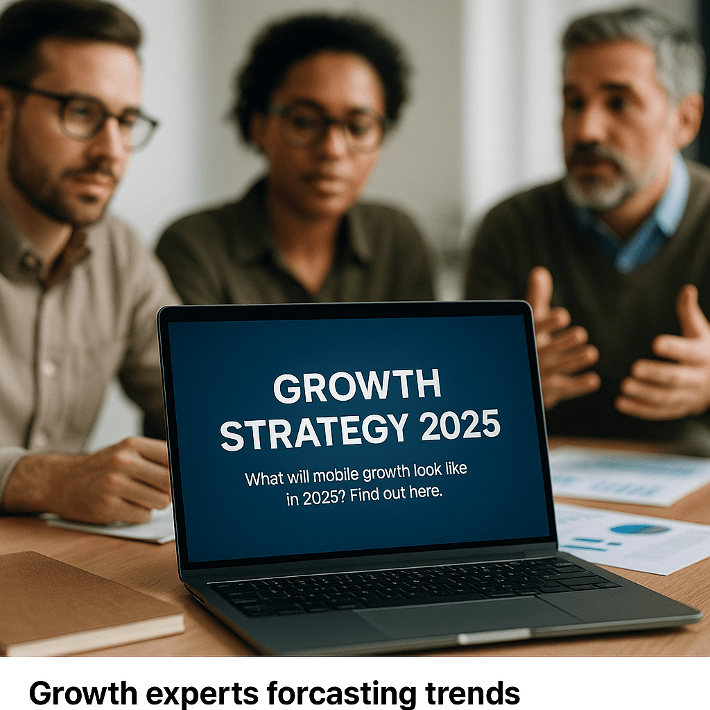 Growth experts forecasting trends and challenges for mobile in 2025.